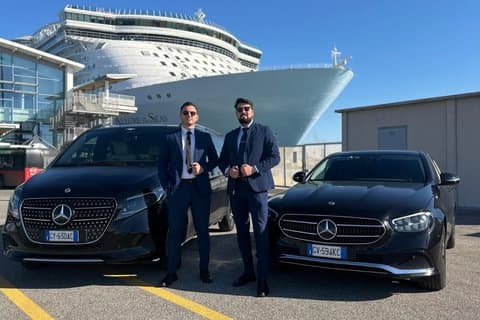 Privat Civitavecchia Cruise Port Transfer til Rom FCO Lufthavn
