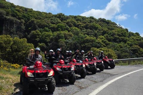 Rethymno 5 Horas ATV Quad Safari en Montañas Pueblos y Mar