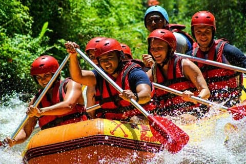 Liten grupp Ayung River Forsränning upplevelse i Ubud
