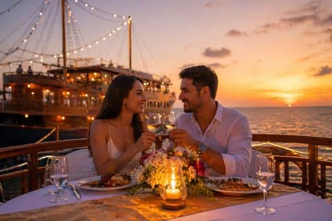 Bali 6 - Excursion d'une journée en lune de miel avec dîner croisière et Guide privé
