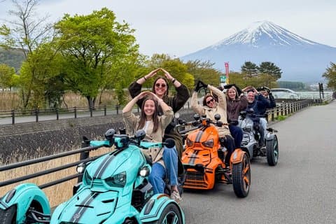 河口湖2時間ガイド富士山絶景トライクツアー