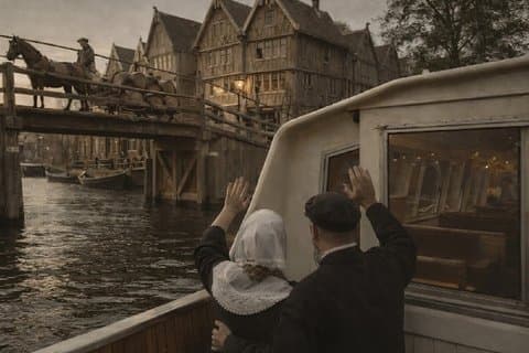 Amsterdam 75 Minute Canal Cruise with VR Golden Age Experience