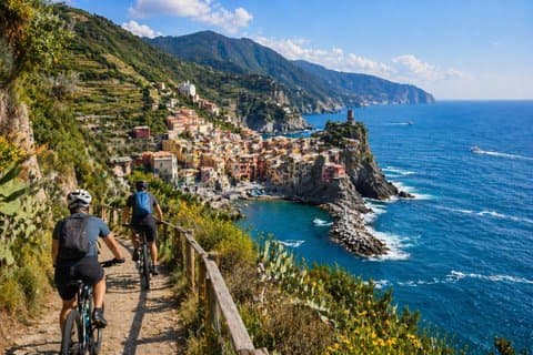 Cinque Terre eBike tour Virtual-guided