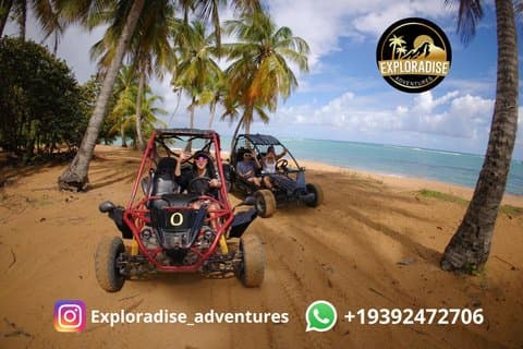 Piñones Beach Buggy + El Yunque Waterfall Adventure