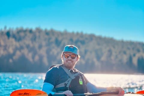 Guided Kayak Tour on Whitefish Lake