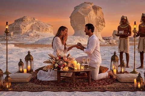 2-Day White Desert Camping Adventure with Custom Events Experienc