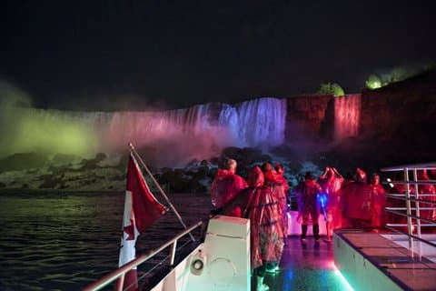 Niagara Night Tour with Boat, Skylon Tower & Behind the Falls