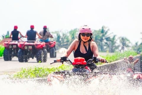 Ubud ATV Ride e White Water Rafting Combo de Aventura