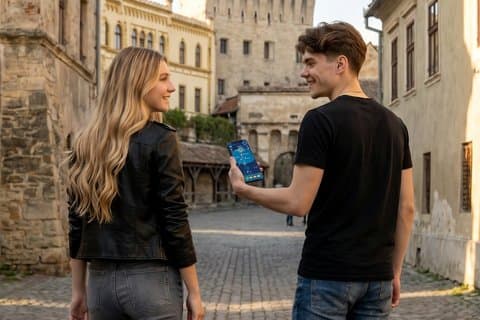 Sighișoara the Saxon Citadel GPS App Walking Tour Mobile Game
