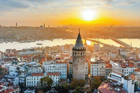 Istanbul: Galata Tower Entré med lydguide