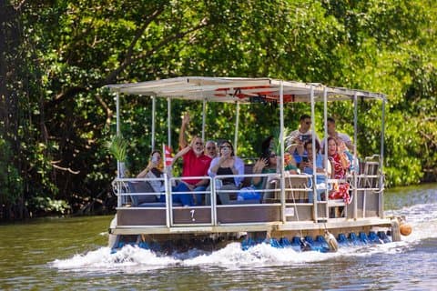 Eco-expeditie van de rivier op Espíritu Santo (Amazone van Puerto Rico)