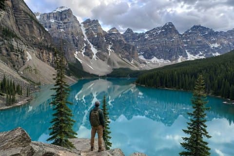 YYC Flyplass Calgary til Banff, Lake Louise og Moraine Lake Retur