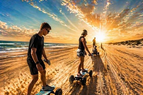 Sand Surfing and Guided Beach Ride in St. Augustine Beach