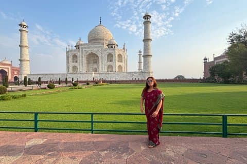 Fra Jaipur: Taj Mahal og Agra tur med transfer til Delhi med bil