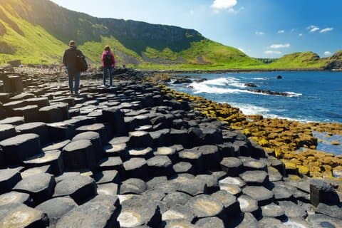 Dublin to Belfast Titanic Dunluce Castle Giants Causeway Tour
