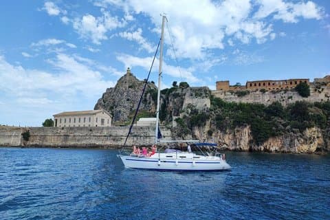 Corfu Town: Private Sailing Yacht Cruise