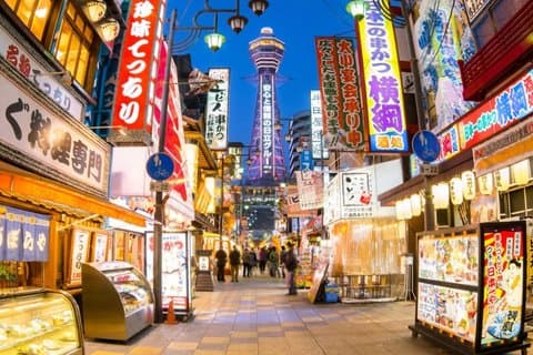 Visite privée d'Osaka avec chauffeur Anglais