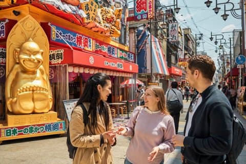 Tour privado de Osaka com um local, destaques personalizados e gemas escondidas