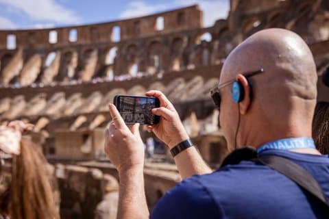 Colosseum og det romerske forum