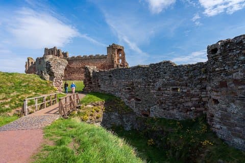 Vacas, Rosslyn Chapel, Castelo Tantallon, Dunbar de Edimburgo
