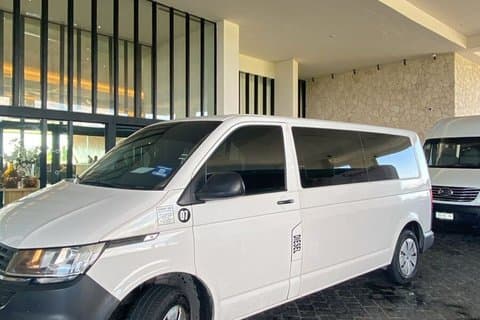 Transfert privé en van depuis l'aéroport de Cancún