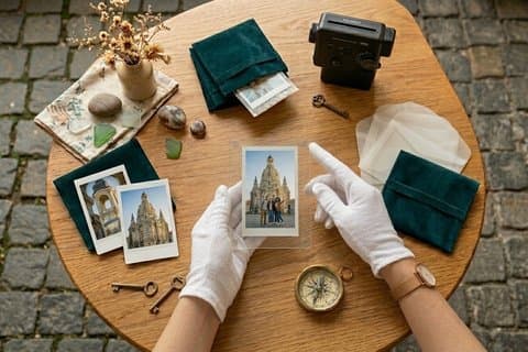 Sessione fotografica di Dresda con stampa e souvenir magnetico