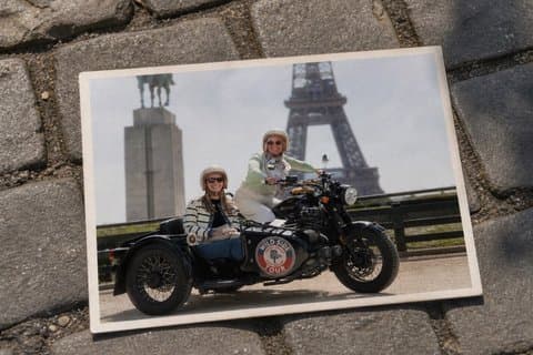 Paris: Sidovagnstur med tryckta foton