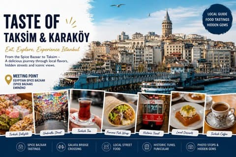Istanbul : Taksim, Karaköy & Gewürzbasar Essenstour