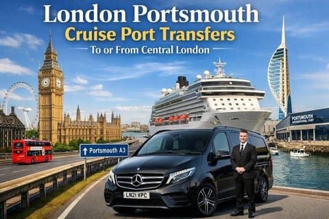 London Portsmouth Cruise Port Transfers til eller fra det centrale London
