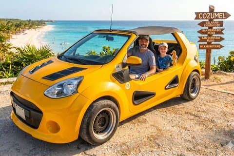 Punta Sur Eco Park privat buggytur med alt inklusive
