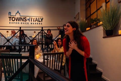 Rome Dinershow met Live Opera & Pasta Live Cooking Experience