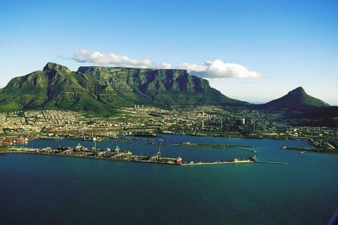 Visite de la montagne de la table du Cap