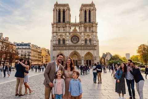 Tour interno o esterno di Notre-Dame con accesso di gruppo programmato