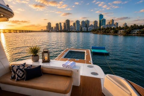 Miami Yacht Rentals | + 2 Jet Ski Rides | Azimut 55ft up 13 ppl