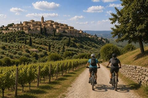 Montepulciano countryside E-bike virtual guided tour