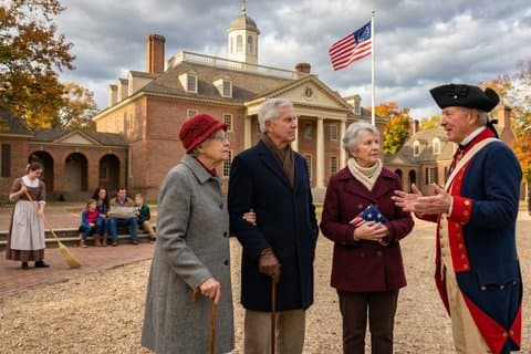 Williamsburg: Step Into America's 250th Colonial Heritage Walk