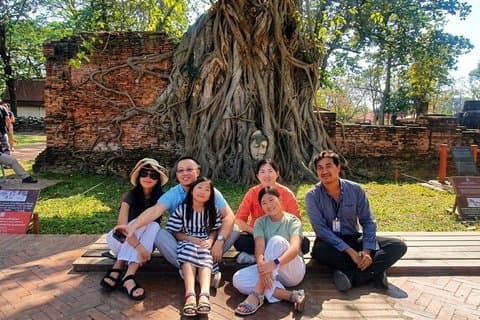Damnoen Saduak jernbanemarked og Ayutthaya privat tur på 1 dag