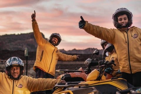 Tenerife Exclusivo Sunset Quad Tour em pequenos grupos