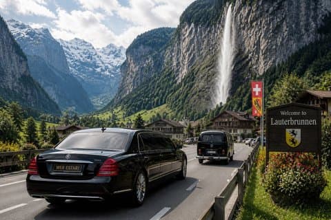 Lauterbrunnen 72 Cascate Base Jump Tour e Scenic Drive