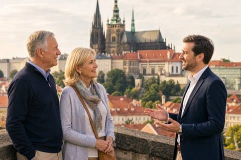 Prague Castle & Old Town Privat første dagstur med hotellhenting