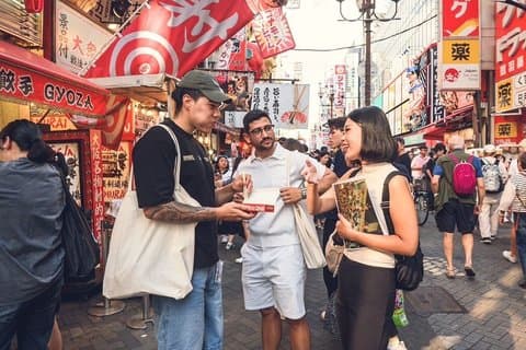 Dotonbori Night Food Tour med tidligere chef – skjulte barer