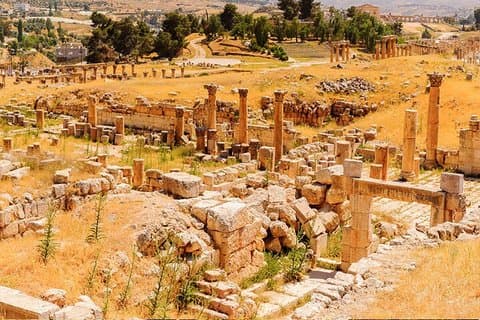 Excursion privée d'une journée à Jerash, Madaba et au mont Nebo au départ d'Amman