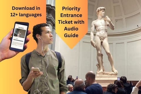 Gå före i kön: Prioriterad biljett till Accademia Gallery med Audio Guide
