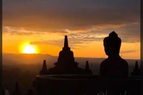 Temple d'escalade Borobudur Sunrise avec Petit-déjeuner et visite de Prambanan
