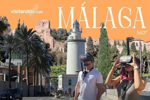 Malaga 360º panoramaudsigt med guidet tur eller VR-oplevelse