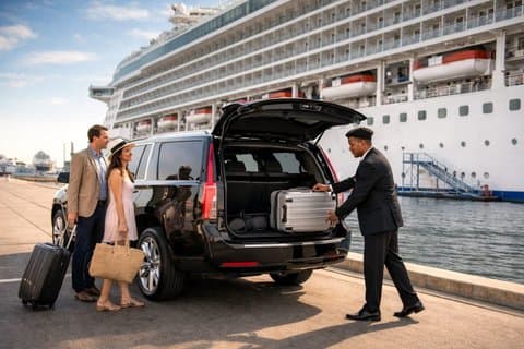 Cape Liberty Bayonne Cruise Terminal Transfer von/nach Manhattan