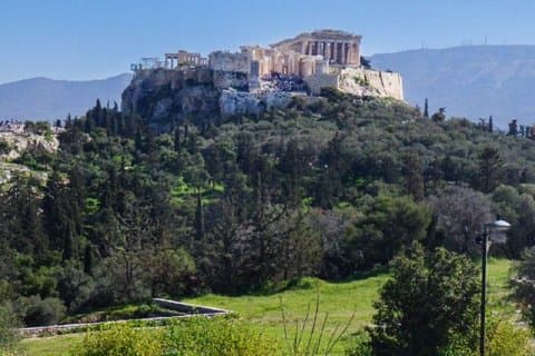 Athens Sacred Trilogy Urban Trek of Pnyx Nymfer og Muses' Hill