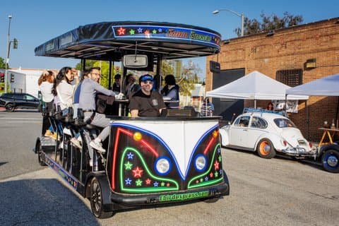 2 Hours Party Bike Pub Crawl Tour in Glendale California