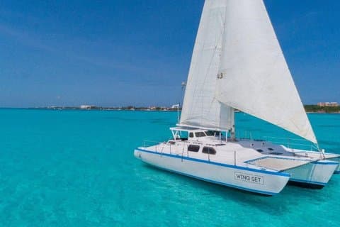 Katamaran til Isla Mujeres og snorkling Open Bar med Beach Club