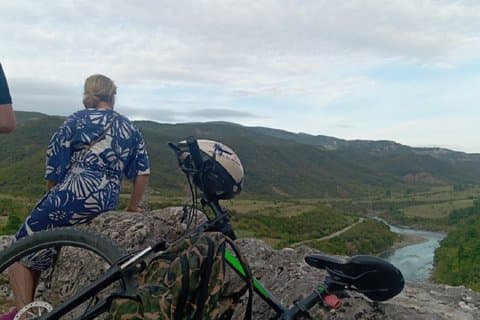 Përmet Vjosa Riverside Scenic Bike Ride Adventure Through Nature